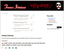 Tablet Screenshot of frasesironicas.com